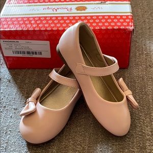 Blush pink Mary Janes